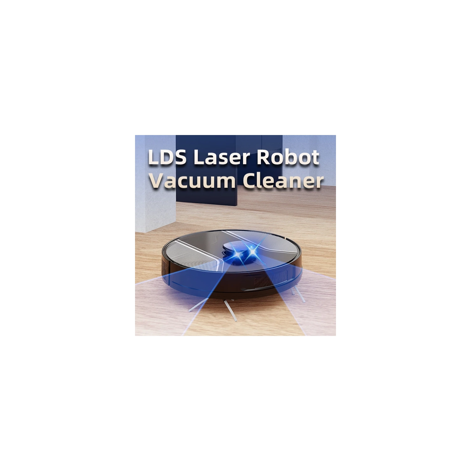 3500Pa laser robot vacuum cleaner, self-charging, AI obstacle avoidance, anti-tangling, 600ml water tank, 99% pick-up rate – smart home cleaning