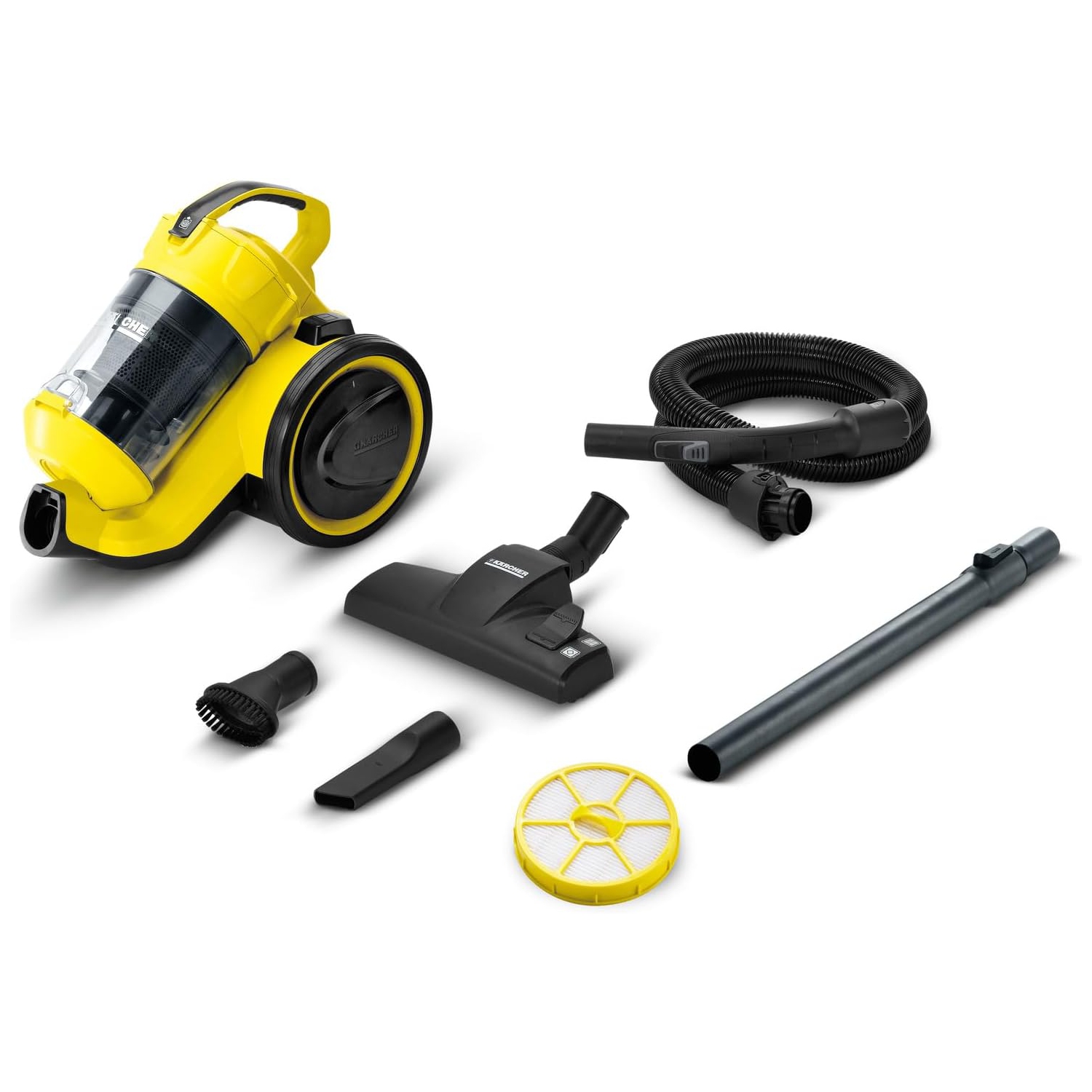 Karcher – Aspirateur Multi-Cyclone pour déchets secs et humides avec filtre EPA 12, capacité de 0,23 gallons – Sans sac, modèle compact