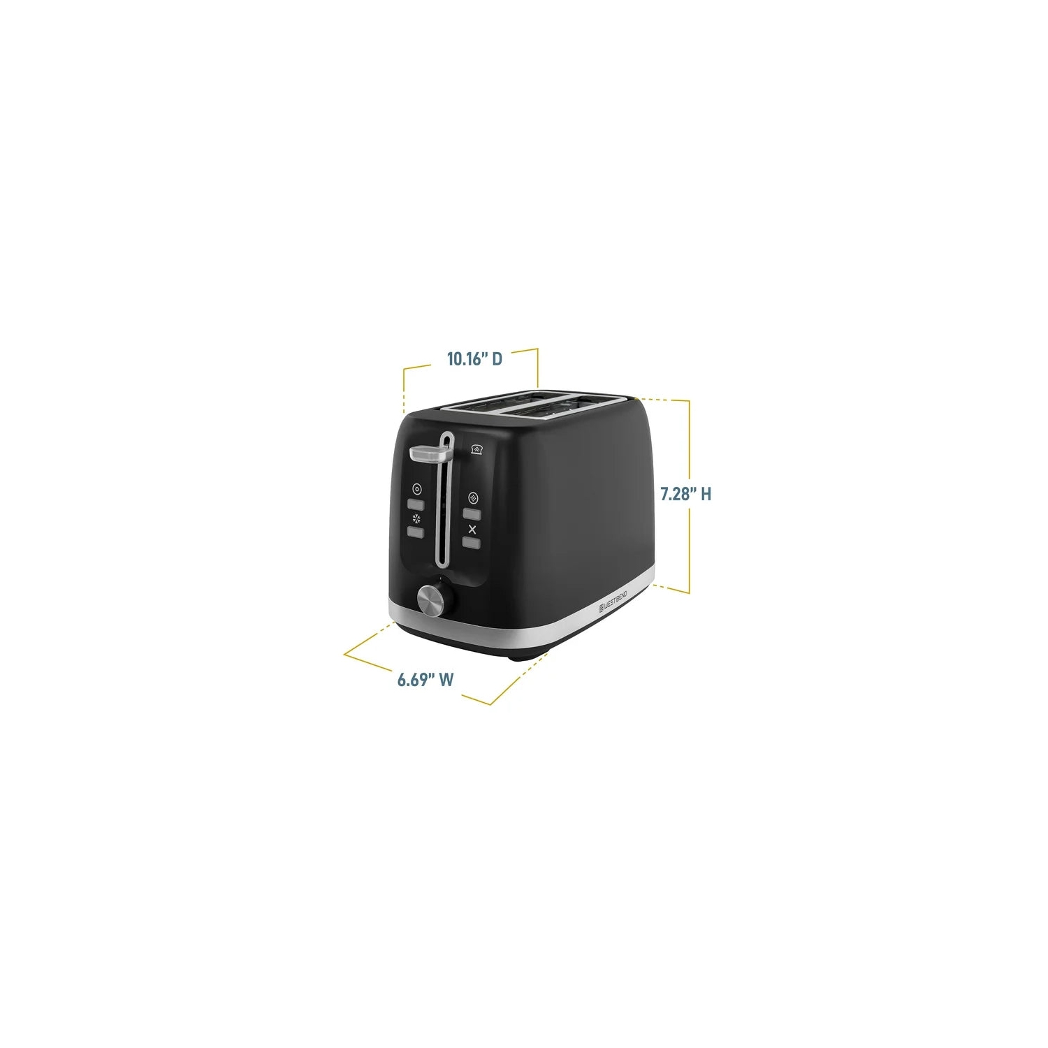 West Bend TTWB2SBK13 2-Slice Toaster