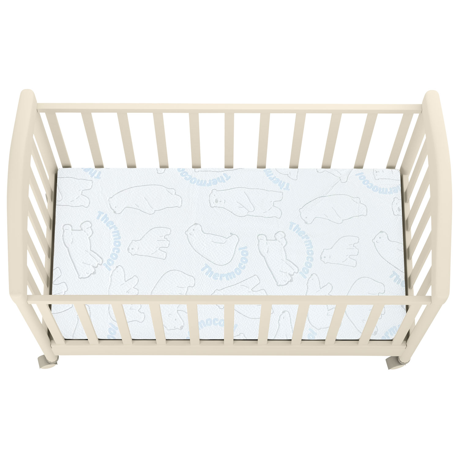 Simmons Cooltech Anti-Bacteria Breathable Crib Mattress with Mattress Protector