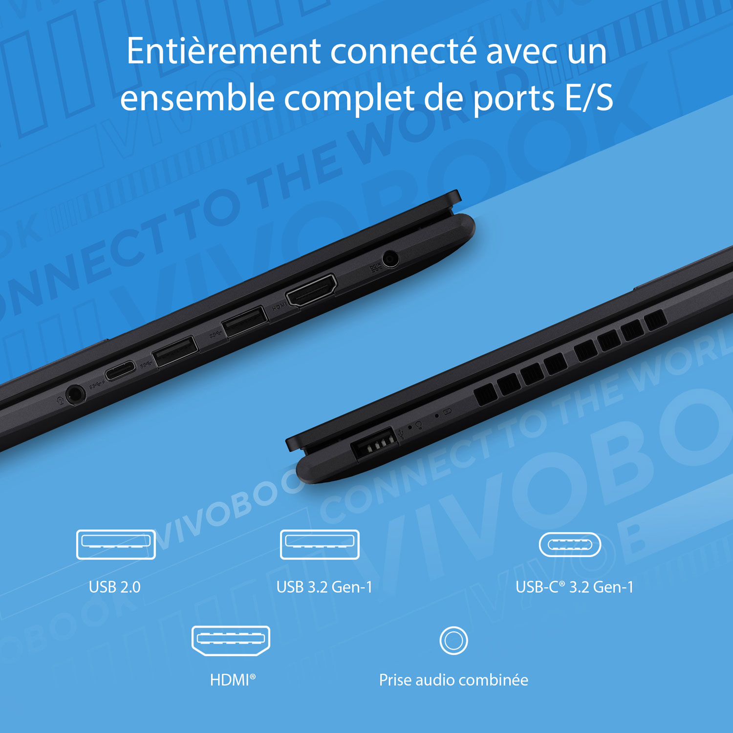 Portable de 16 po VivoBook 16 d'ASUS - Noir