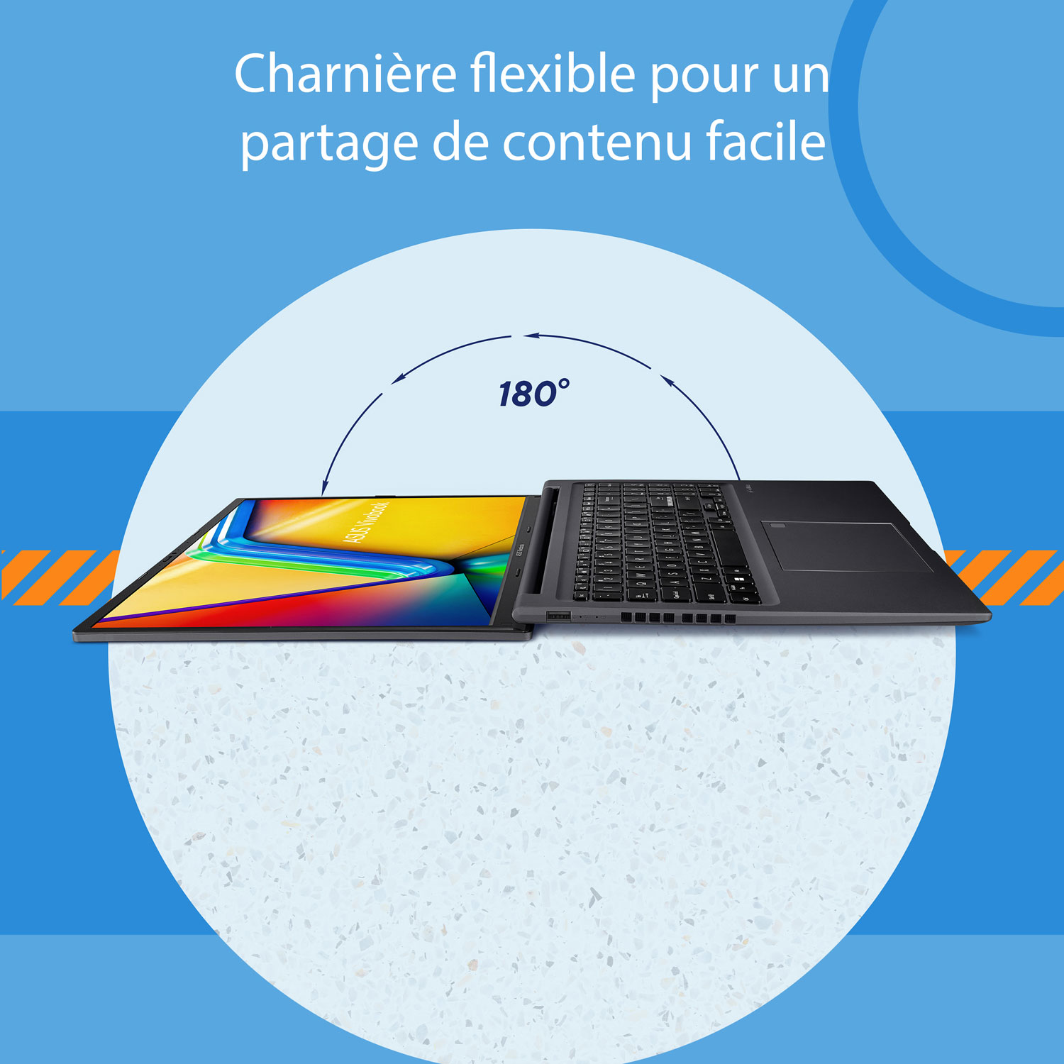 Portable de 16 po VivoBook 16 d'ASUS - Noir