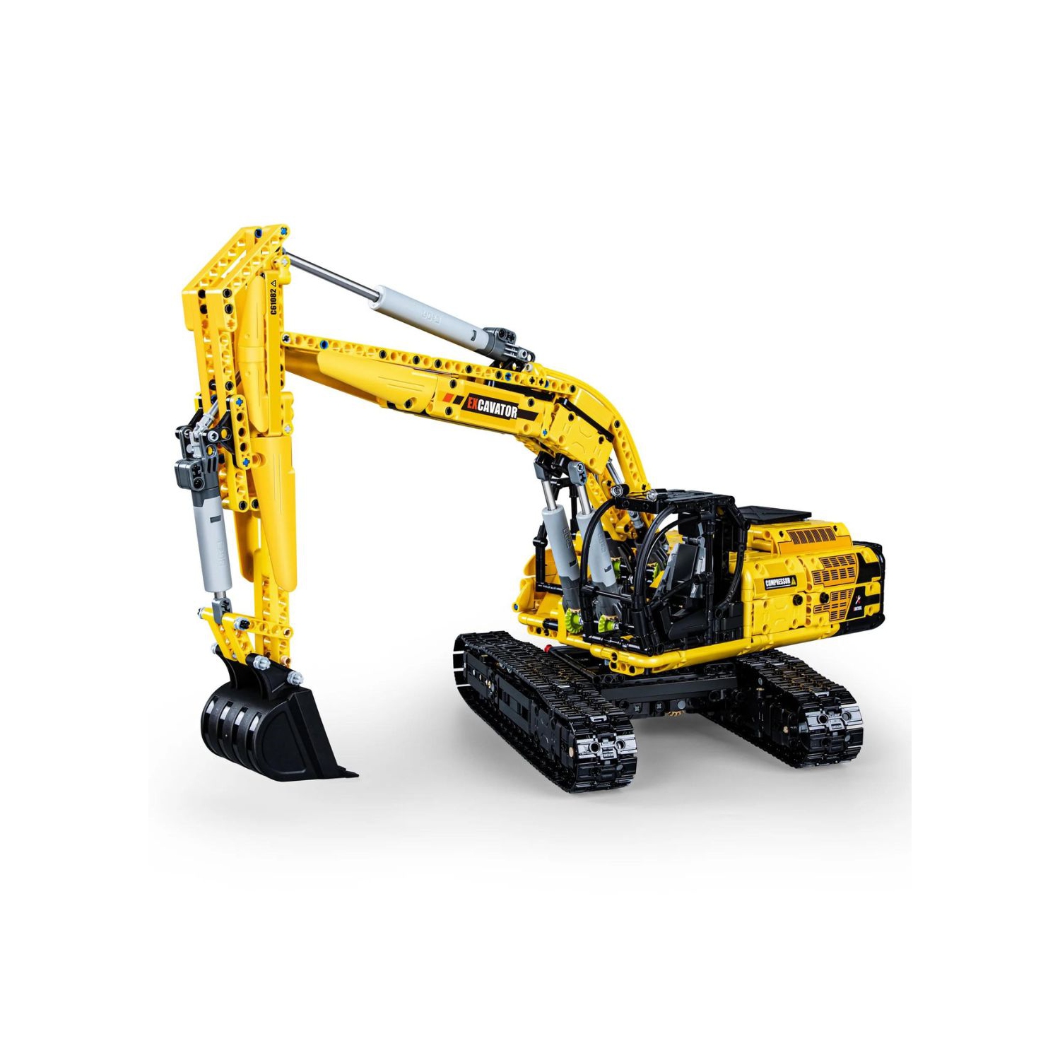 CaDA Remote Control Excavator 1702 Pcs - RC Kit sold separately 660-3879