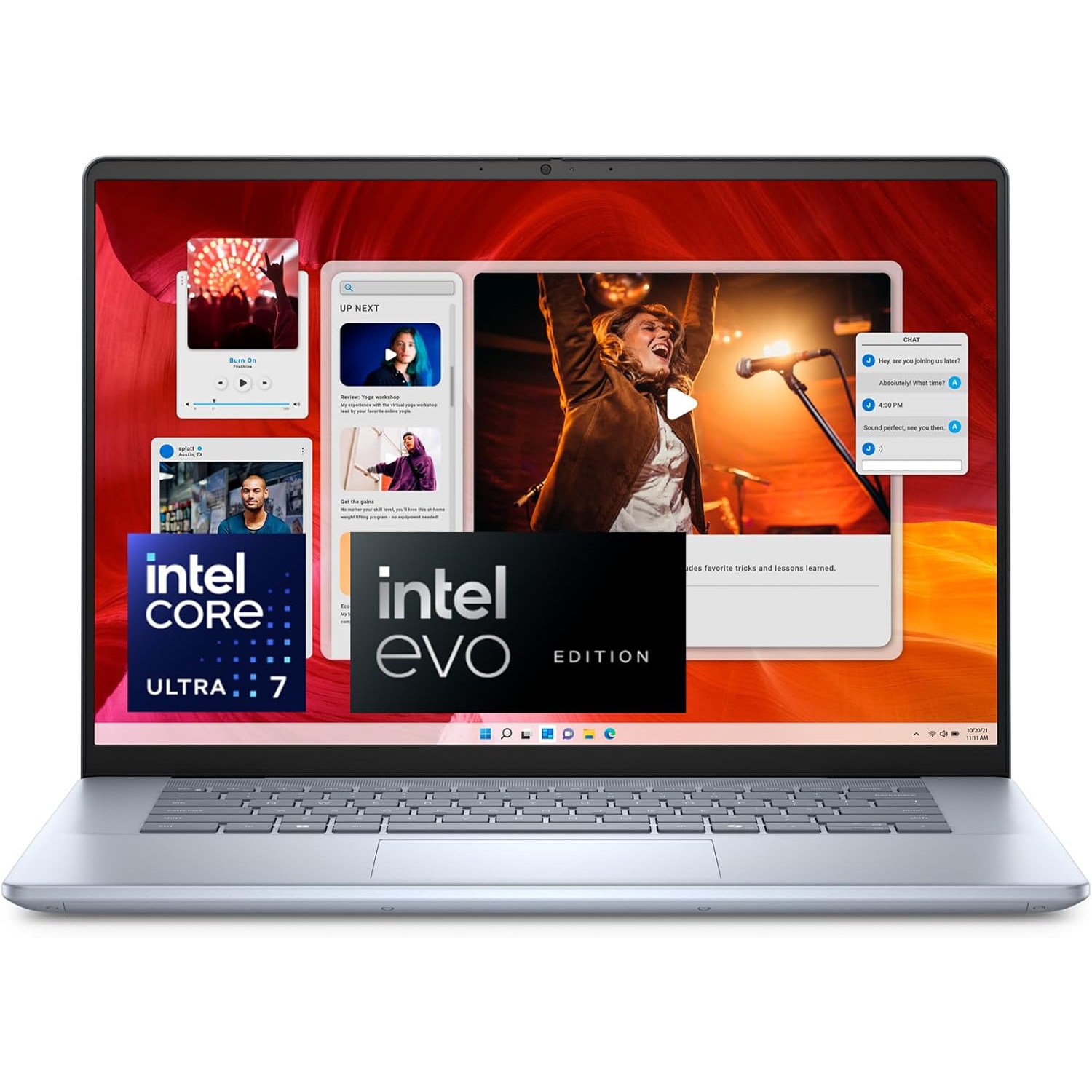 Open Box - Dell Inspiron 16 Plus 7640 16" Touchscreen Laptop - Ice Blue (Intel Ultra 7 155H / 32 GB RAM / 1 TB SSD / Windows 11 Home)