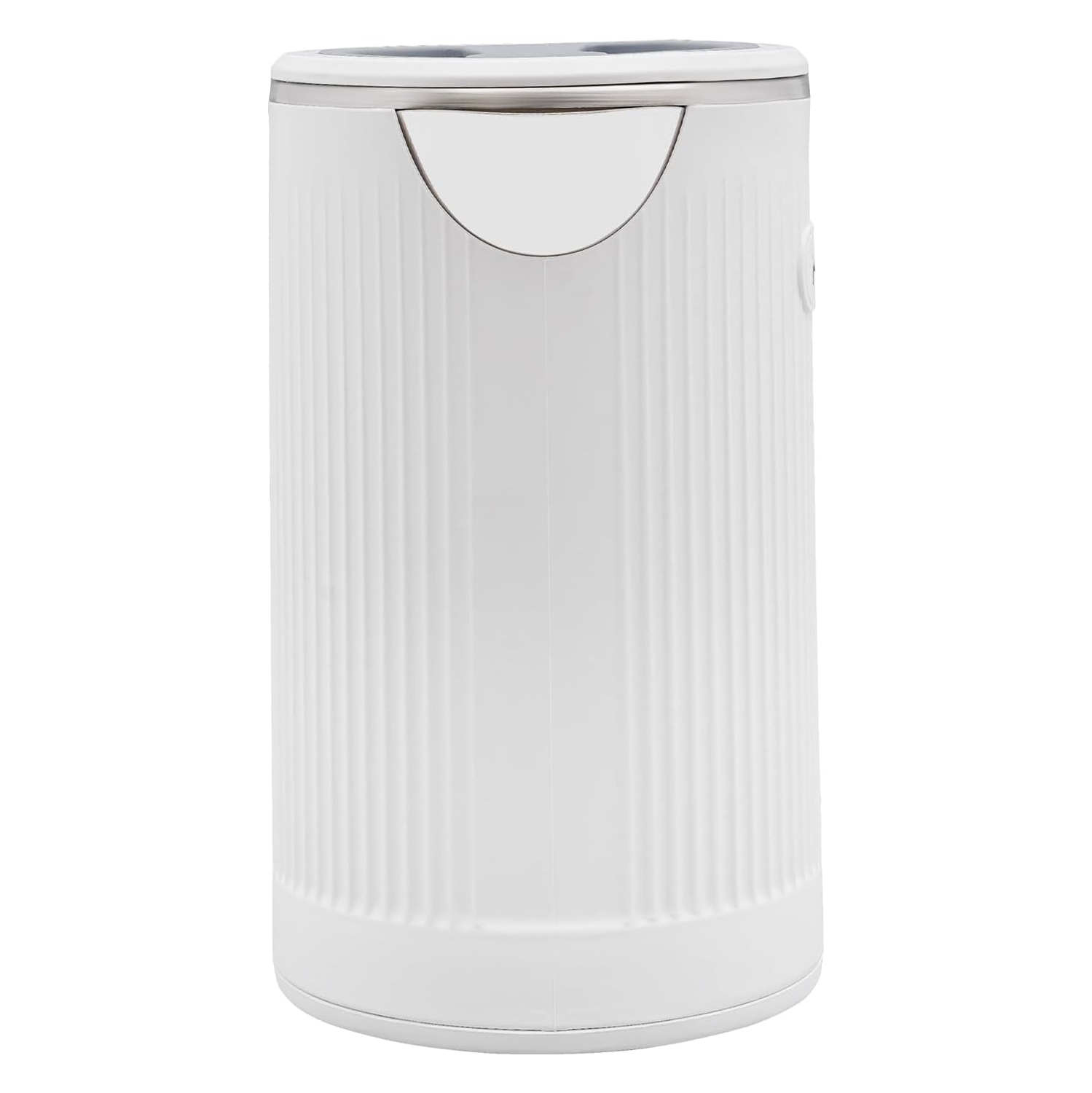 600W Travel Electric Kettle - 4-6 Min Fast Boil, Food-Grade 304 Stainless Steel, Compact & Lightweight for Hotels/Offices（White）