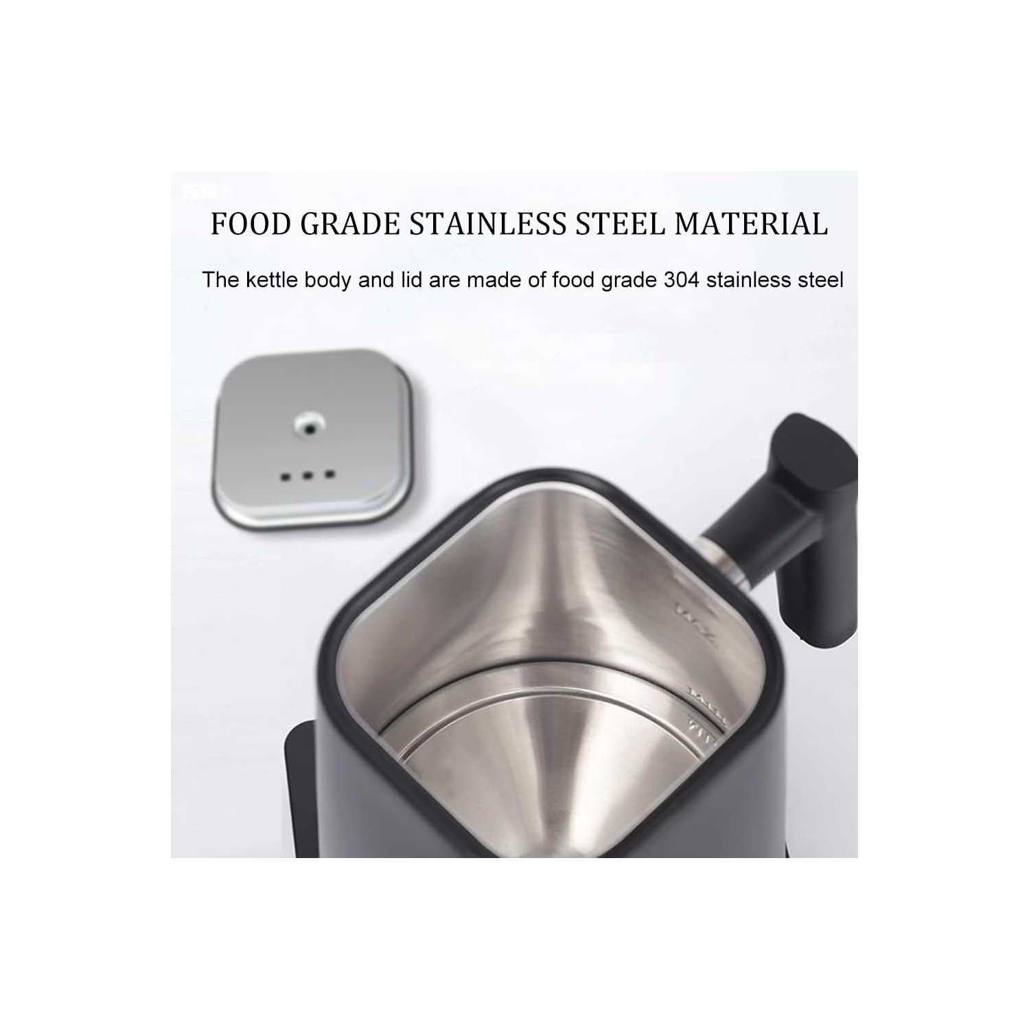 Smart gooseneck kettle electric kettle - precise temperature control, 1200W fast heating, anti-drip spout, 900ml home/office/coffee shop