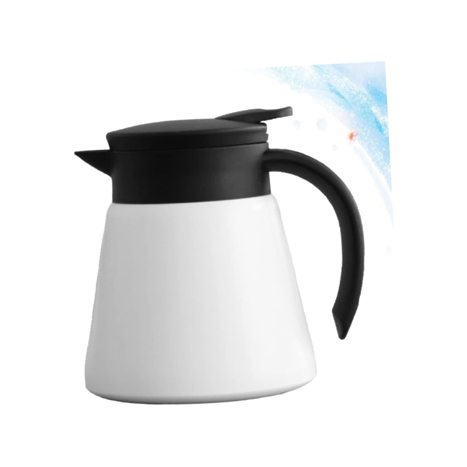 cafetière en acier inoxydable 304 – thermos sous vide 800&nbsp;ml, bouilloire à eau chaude domestique double couche sous vide, cafetière à coulée à