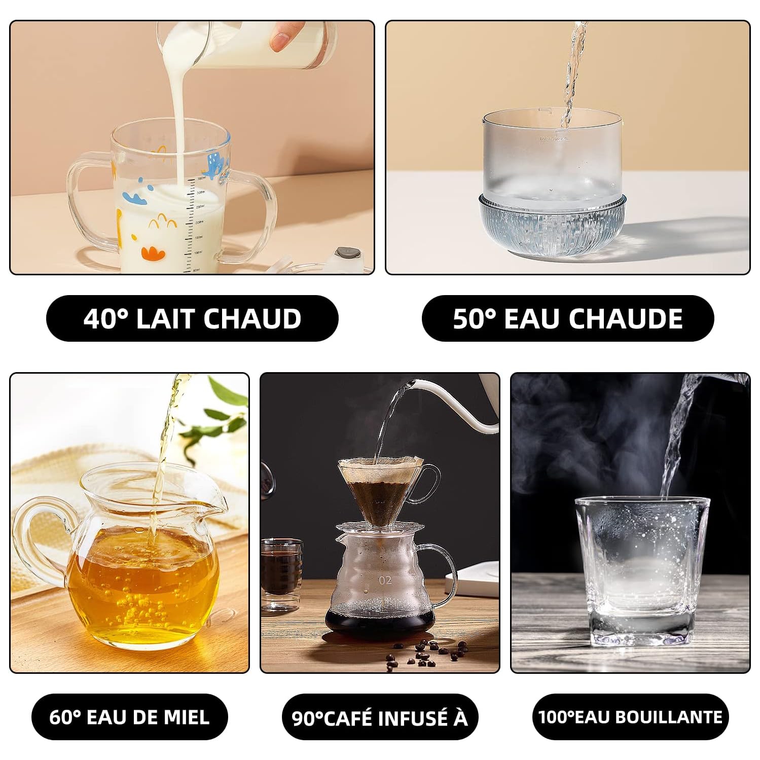 600W Travel Electric Kettle - 4-6 Min Fast Boil, Food-Grade 304 Stainless Steel, Compact & Lightweight for Hotels/Offices（Black）