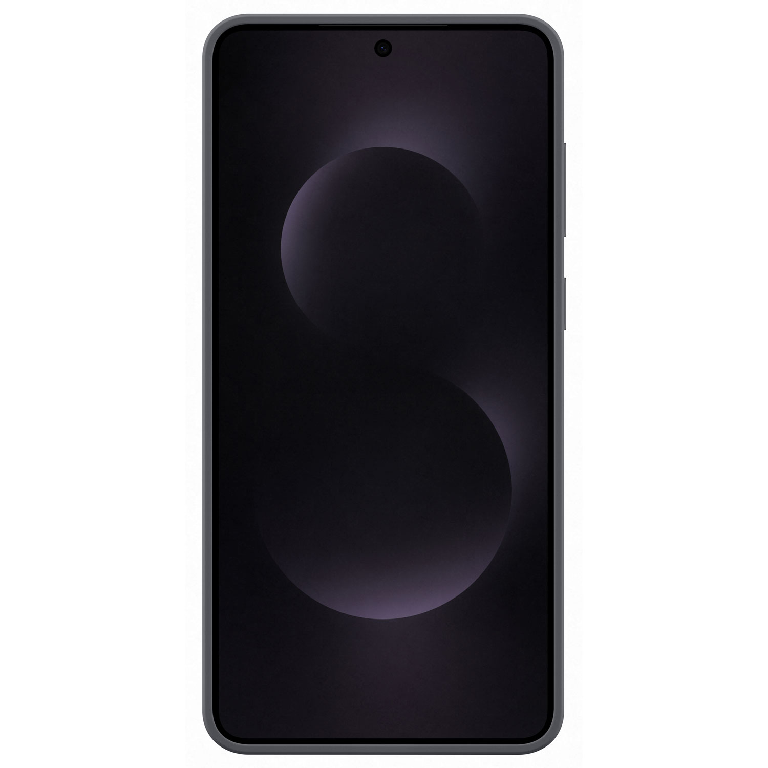 Samsung Silicone Fitted Soft Shell Case for Galaxy S25 Edge - Black