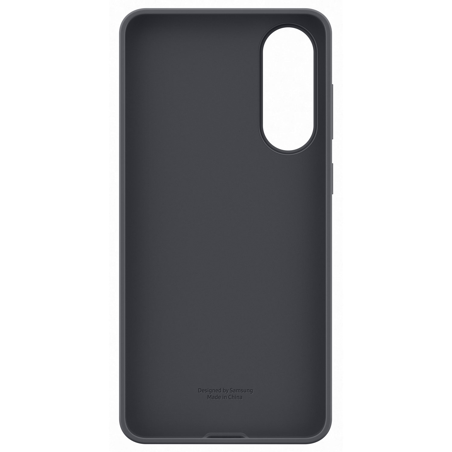 Samsung Silicone Fitted Soft Shell Case for Galaxy S25 Edge - Black