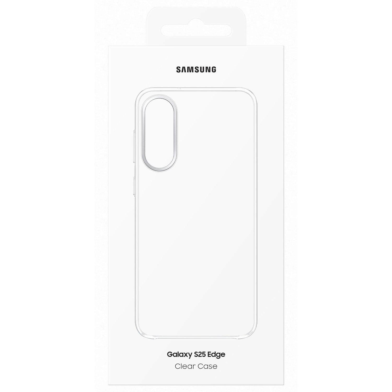 Étui rigide ajusté de Samsung pour Galaxy S25 Edge - Transparent