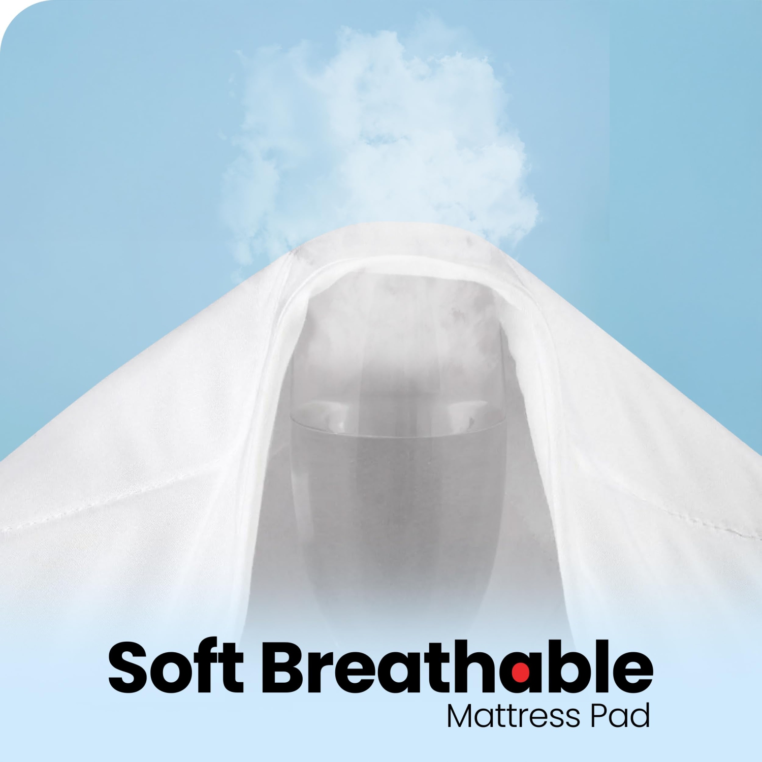 Canadian Linen Flat Mattress Pads with Anchor Bands, 54"x80"x14", Noiseless Soft Absorbent Quilted Non Slip Washable Protector Topper For Hotel, Full