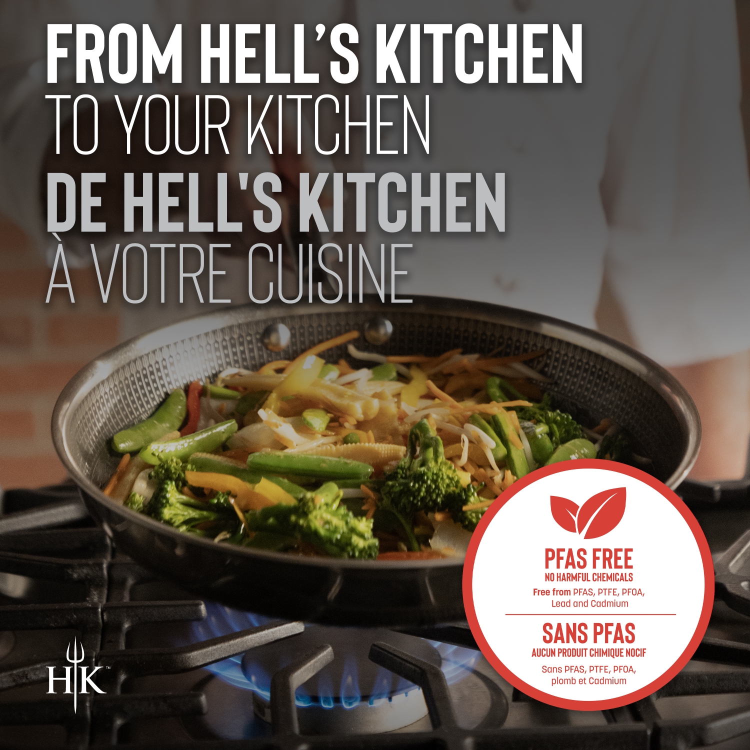 HELL'S KITCHEN HYBRID 5 PIECE COOKWARE SET CERAMIC