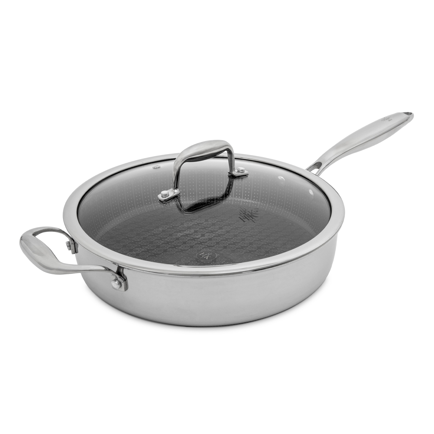 HELL'S KITCHEN HYBRID 4 QT SAUTE PAN + LID CERAMIC