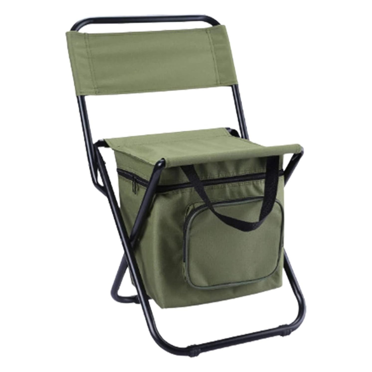 Foldable Fishing Stool with Cooler Bag – 2 Patterns to Choose From. 260lb Capacity