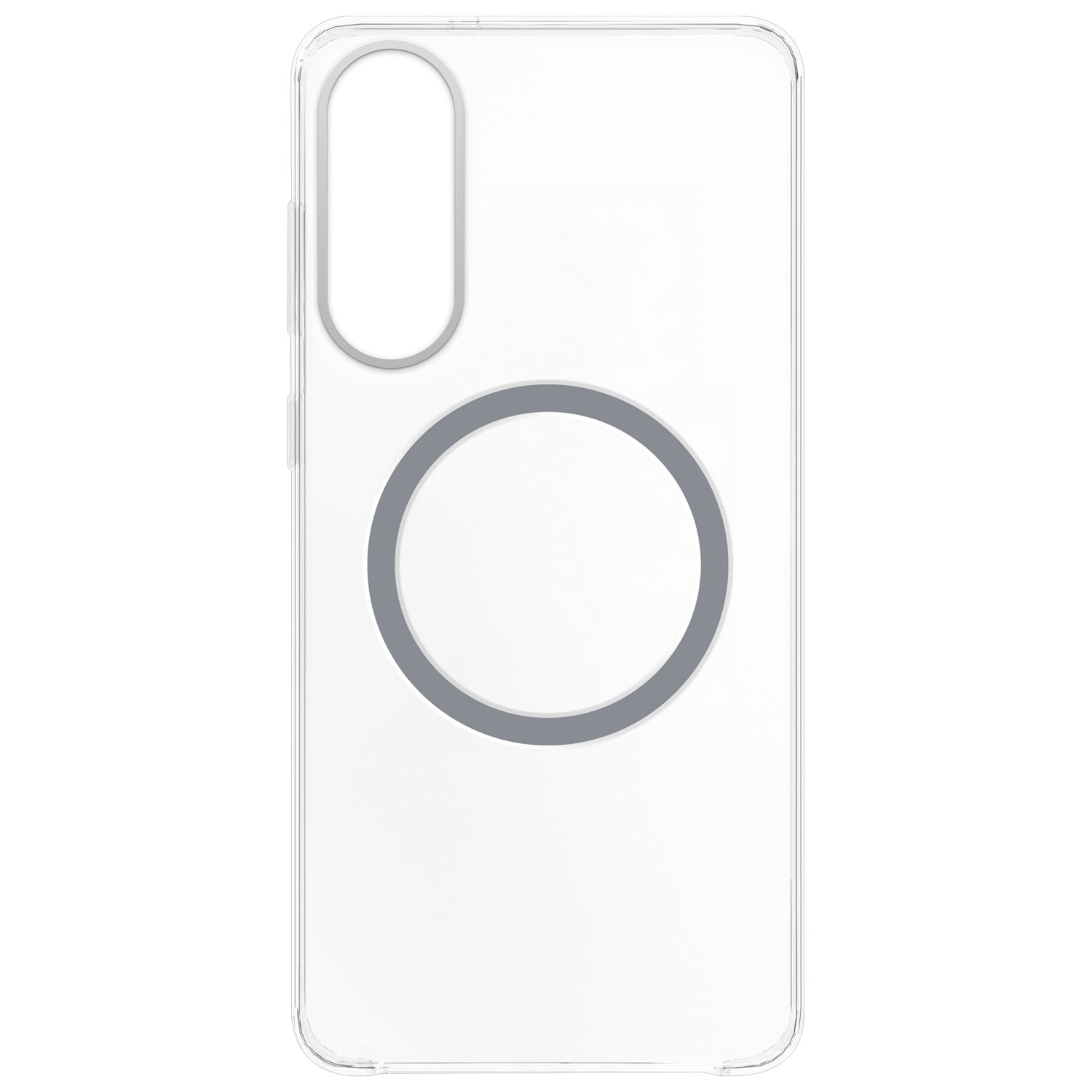 Étui rigide ajusté Magnet de Samsung pour Galaxy S25 Edge - Transparent