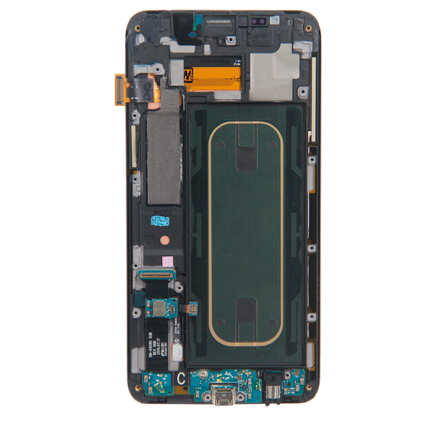 Replacement LCD Assembly With Frame Compatible For Samsung Galaxy S6 Edge Plus (Verizon) (Black Sapphire)