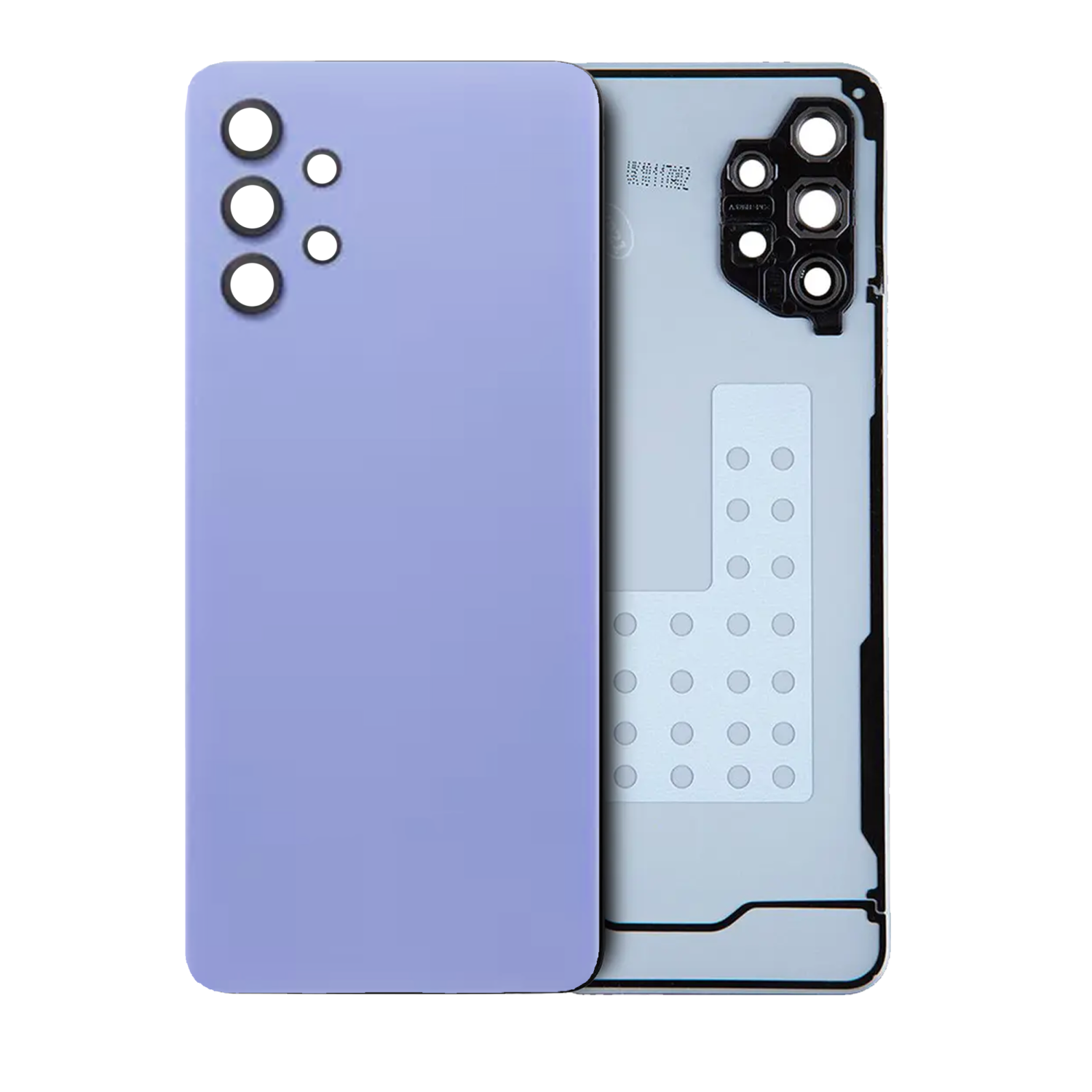 Replacement Back Cover Glass With Camera Lens For Samsung Galaxy A32 5G (A326 / 2021) (Service Pack) (Awesome Violet)