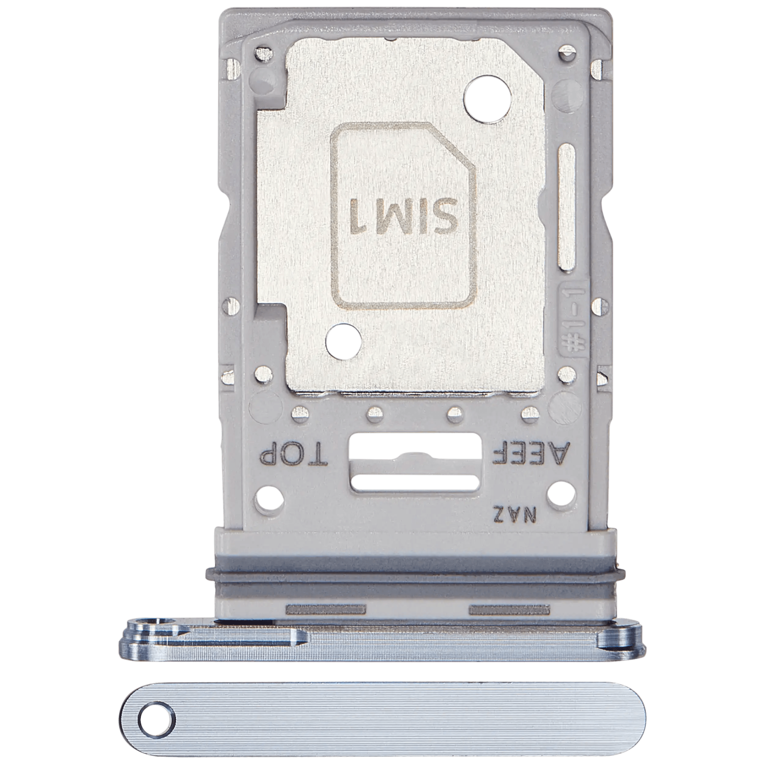 Replacement Dual Sim Card Tray Compatible For Samsung Galaxy A55 5G (Premium)(Iceblue)