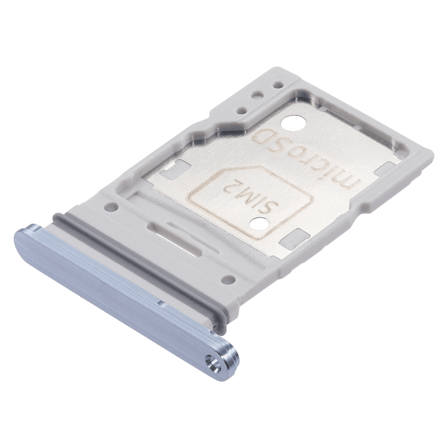 Replacement Dual Sim Card Tray Compatible For Samsung Galaxy A55 5G (Premium)(Iceblue)