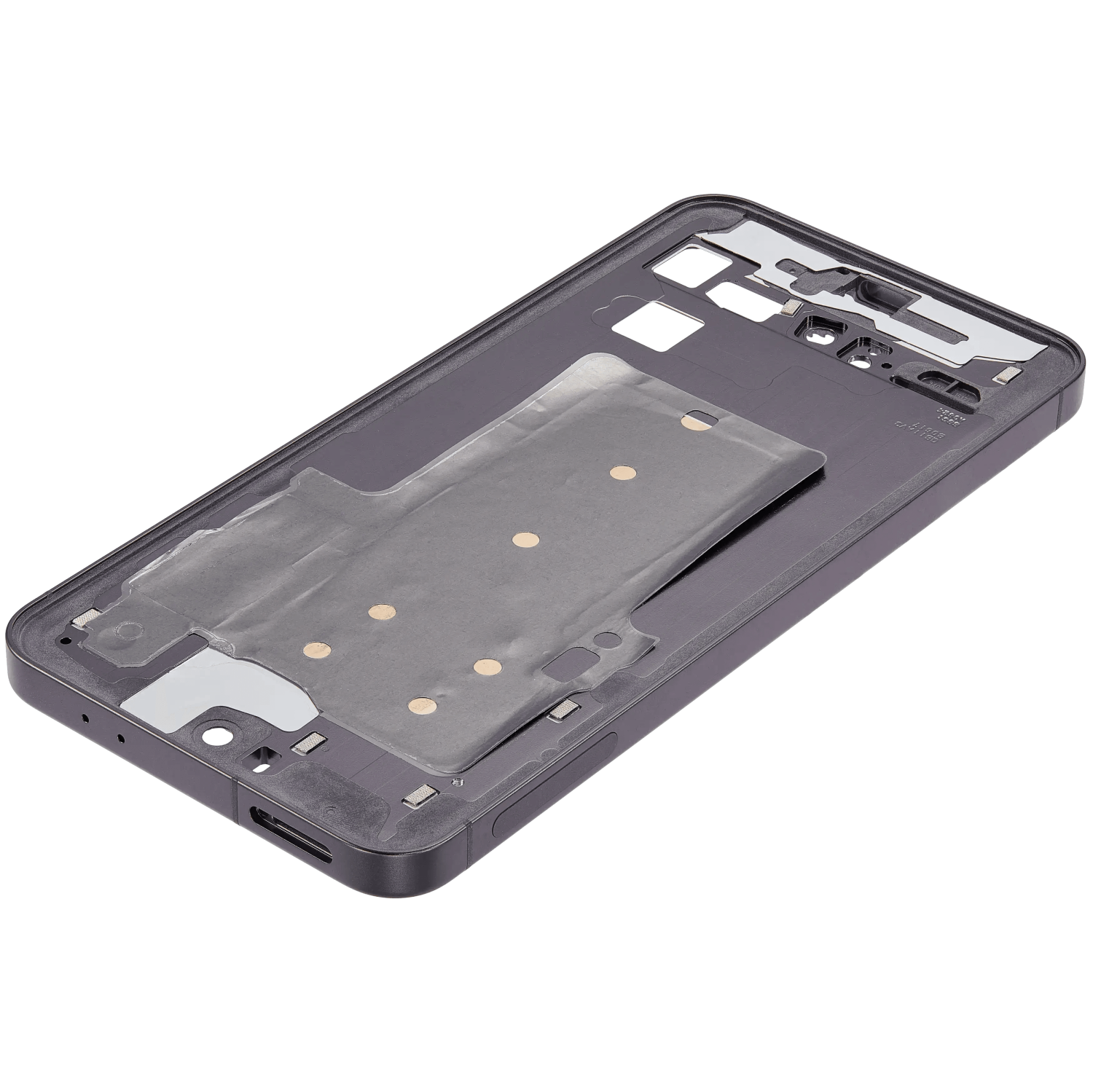 Boîtier moyen de remplacement compatible avec le Galaxy S24 FE 5G de Samsung (graphite)