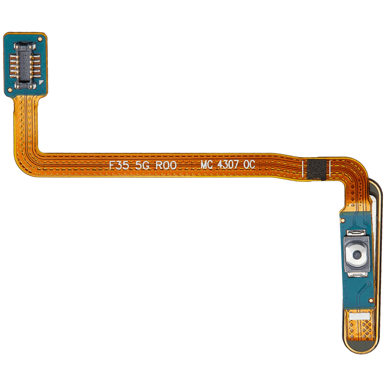 Replacement Fingerprint Reader With Flex Cable Compatible For Samsung Galaxy A25 5G (Premium) (Optimistic Blue)