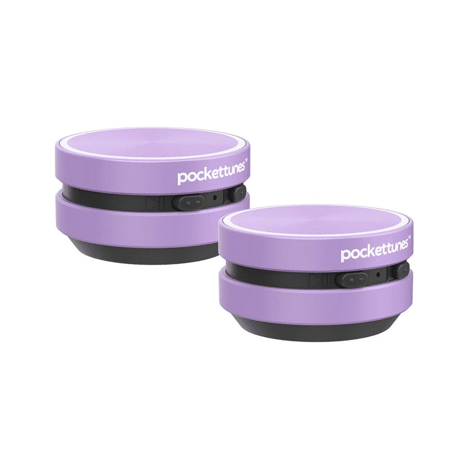 Mini haut-parleurs à conduction osseuse de PocketTunes | Bluetooth sans fil | Transforme les surfaces en haut-parleurs | Compacts et portatifs |