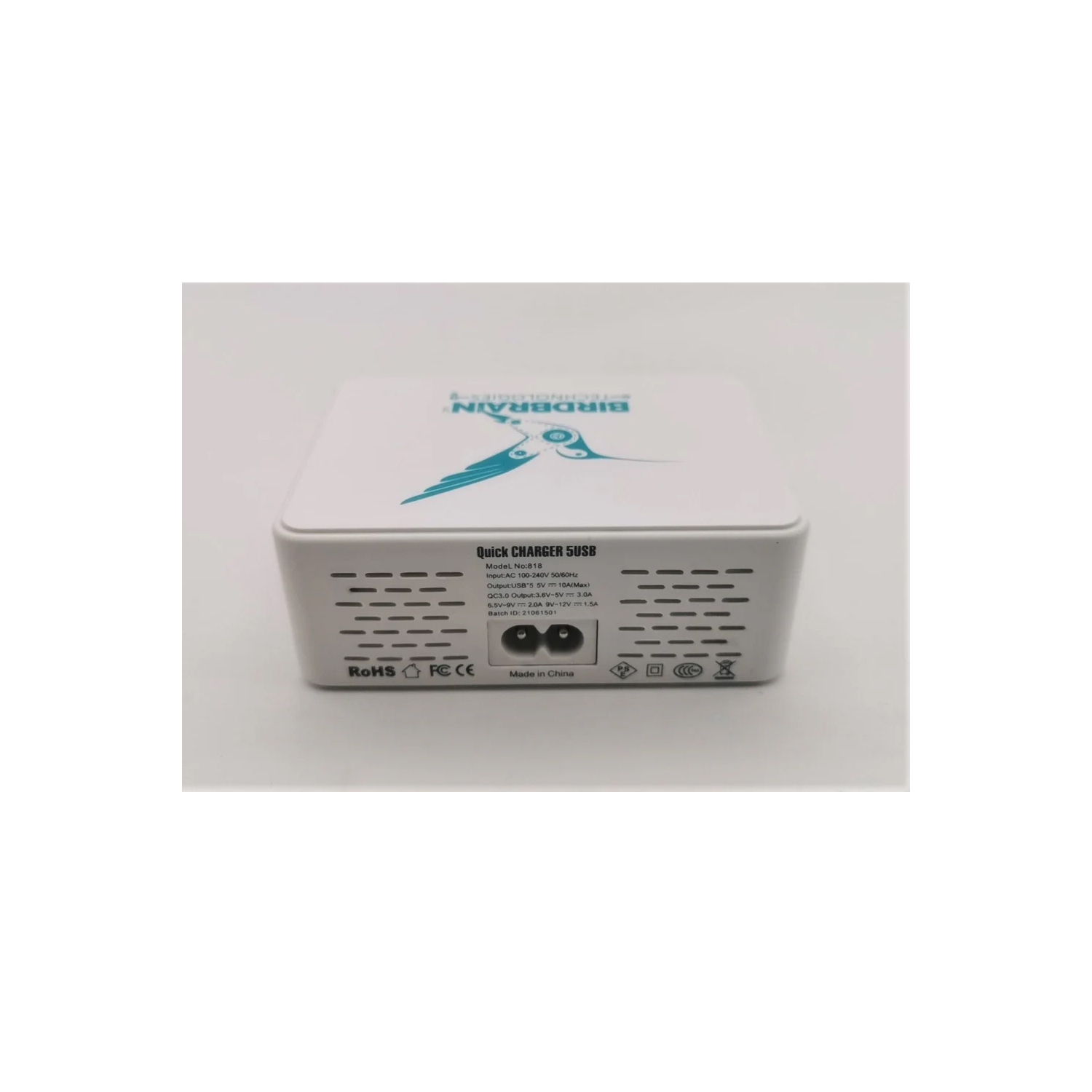 Concentrateur de chargement USB pour robot Finch de BirdBrain - Chargeur à 5 ports USB de type A - Activité STIM éducative pour la salle de classe et