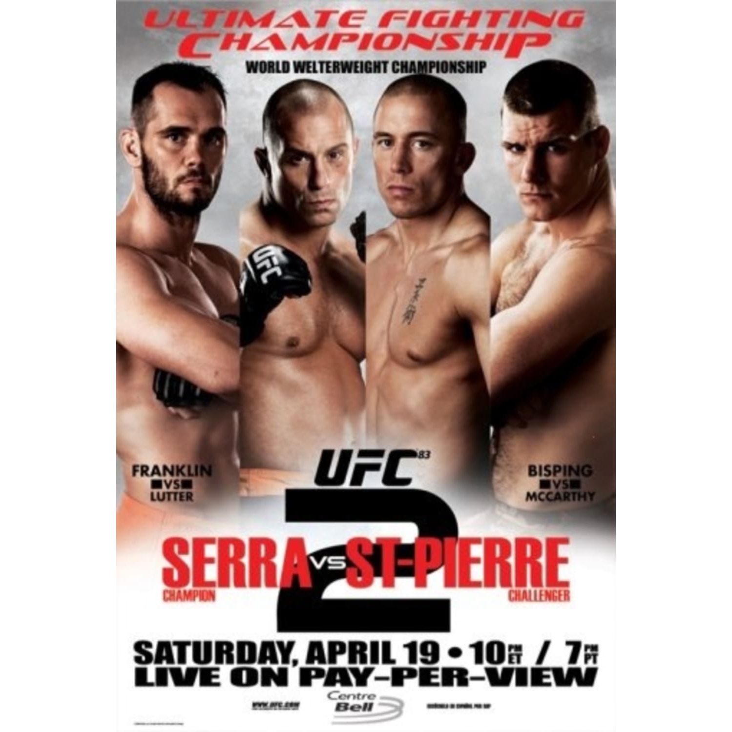 NEW 83: Serra Vs St - pierre - [DVD]