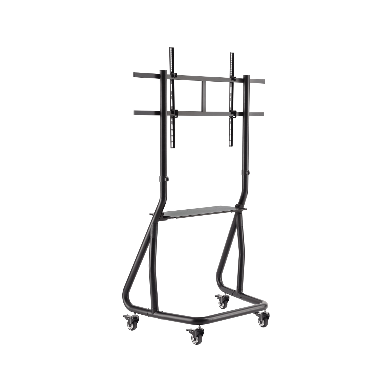 Amer Mounts TV Stand Display Cart with Wheels Designed for 60-105" Flat, LCD Screens 1000x600mm VESA Max Weight Support 100kg/220lbs - EZMC8