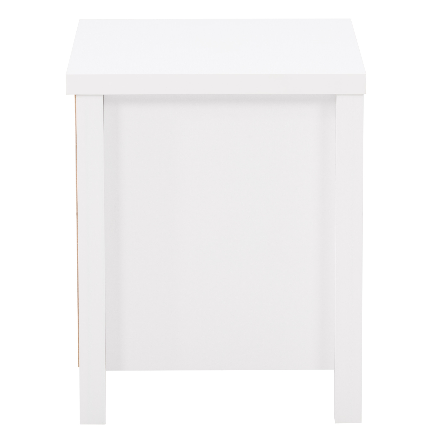 Table de chevet Boston de Corliving, pour chambre, table de bout avec 2 tiroirs, table d'appoint avec rangement