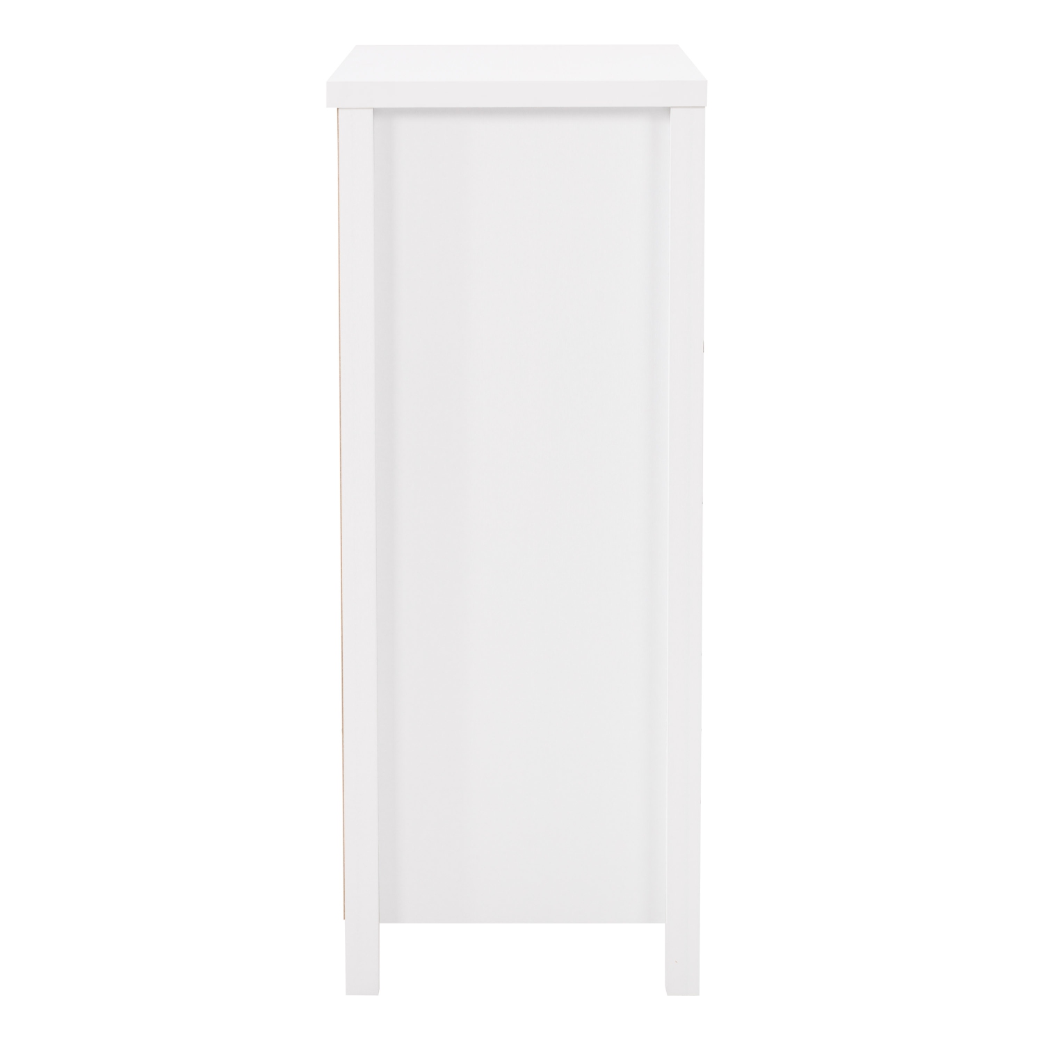 CorLiving Boston Wood Grain Tall 5 Drawer Dresser with interlocking Drawers