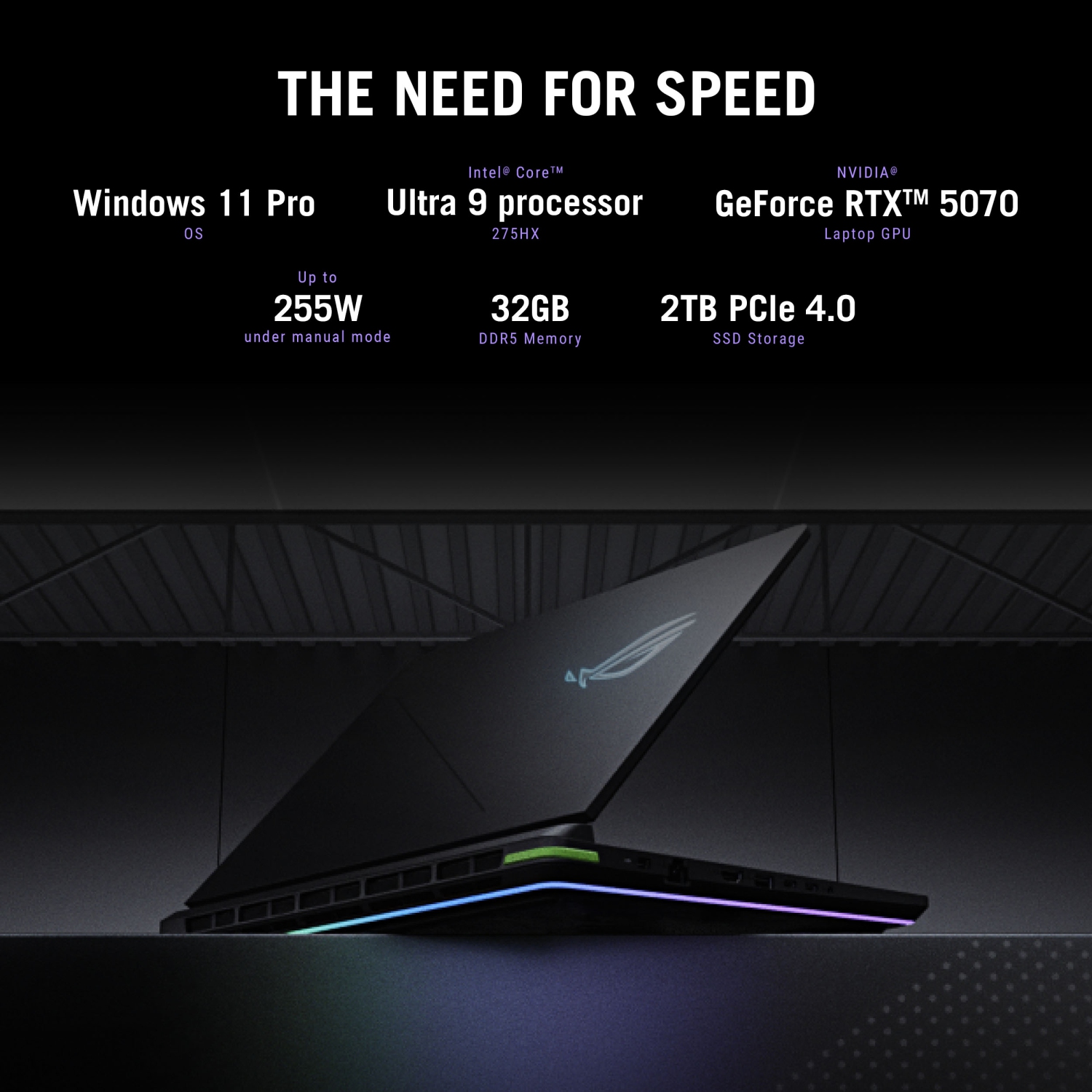 Portable de jeu ROG Strix G18 d'ASUS