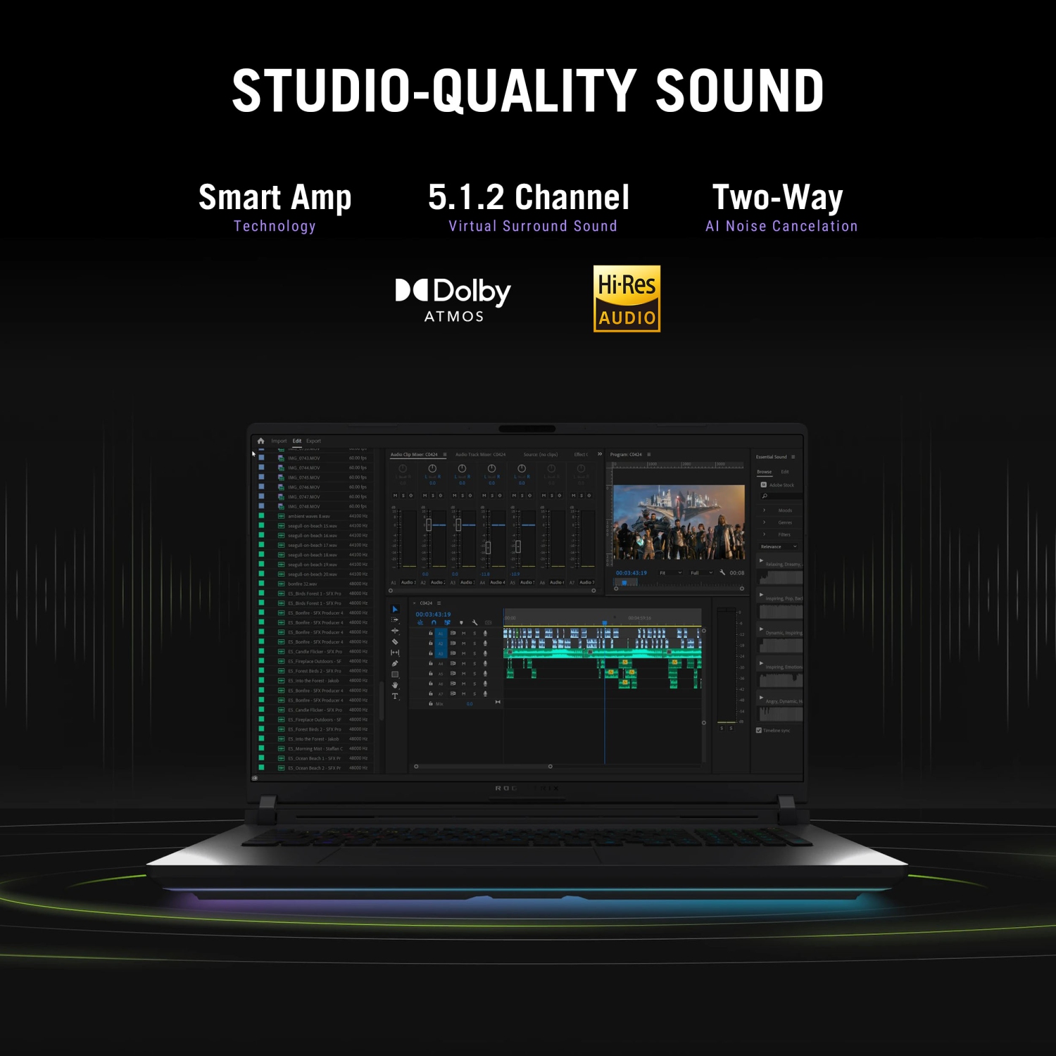 Portable de jeu ROG Strix G18 d'ASUS