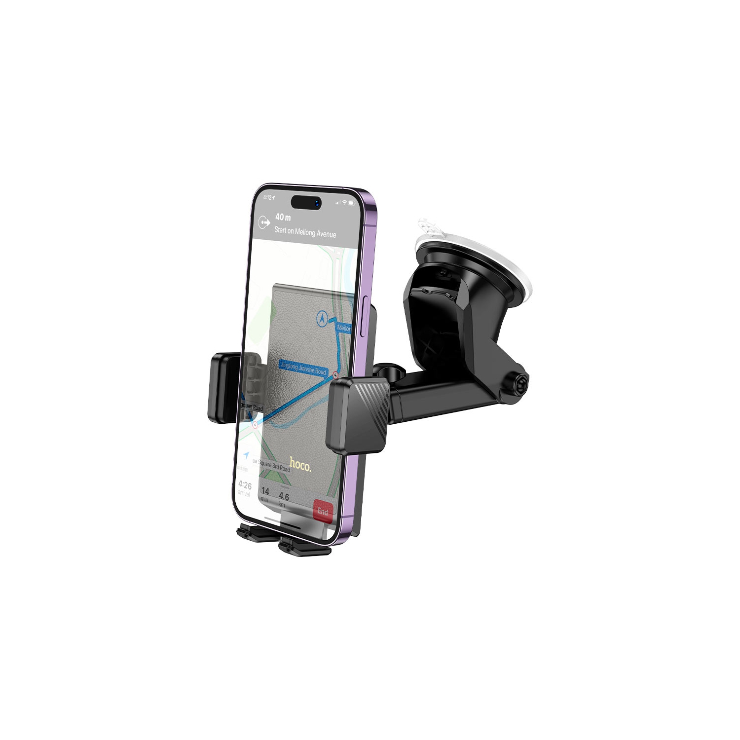 Hoco H49 Car Phone Holder – 360° Rotation & Secure Mount for Easy Hands-Free Use