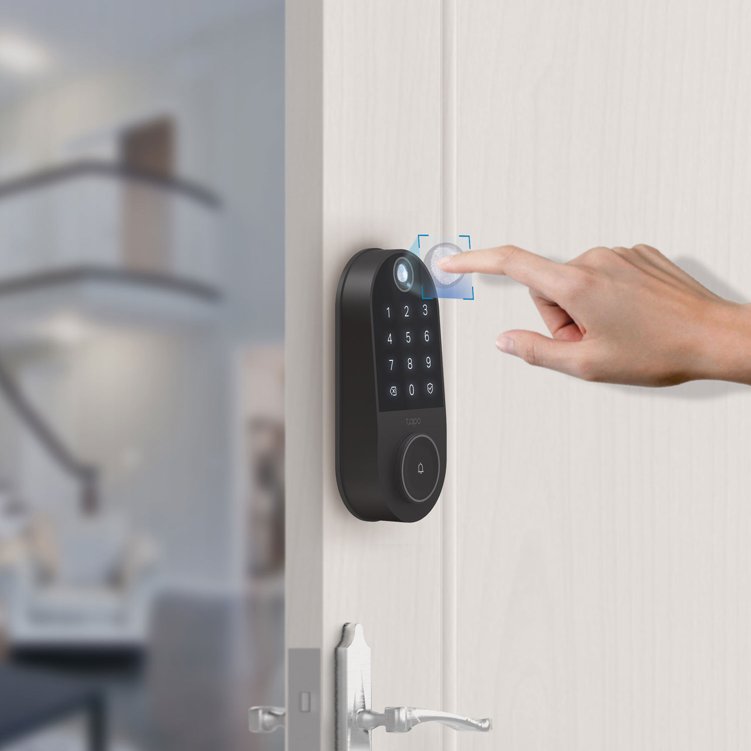 TP-Link Tapo Deadbolt Smart Wi-Fi Door Lock with Keypad - Black