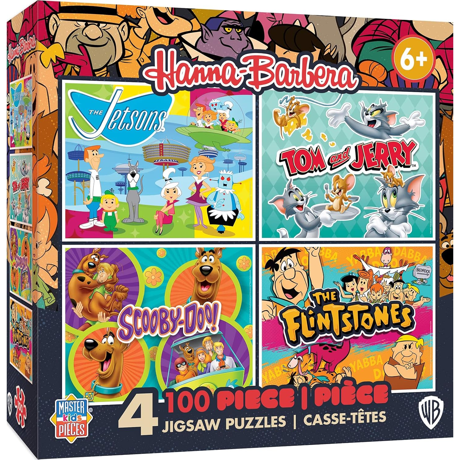 Hanna-Barbera - 4-Pack 100 PC Puzzle