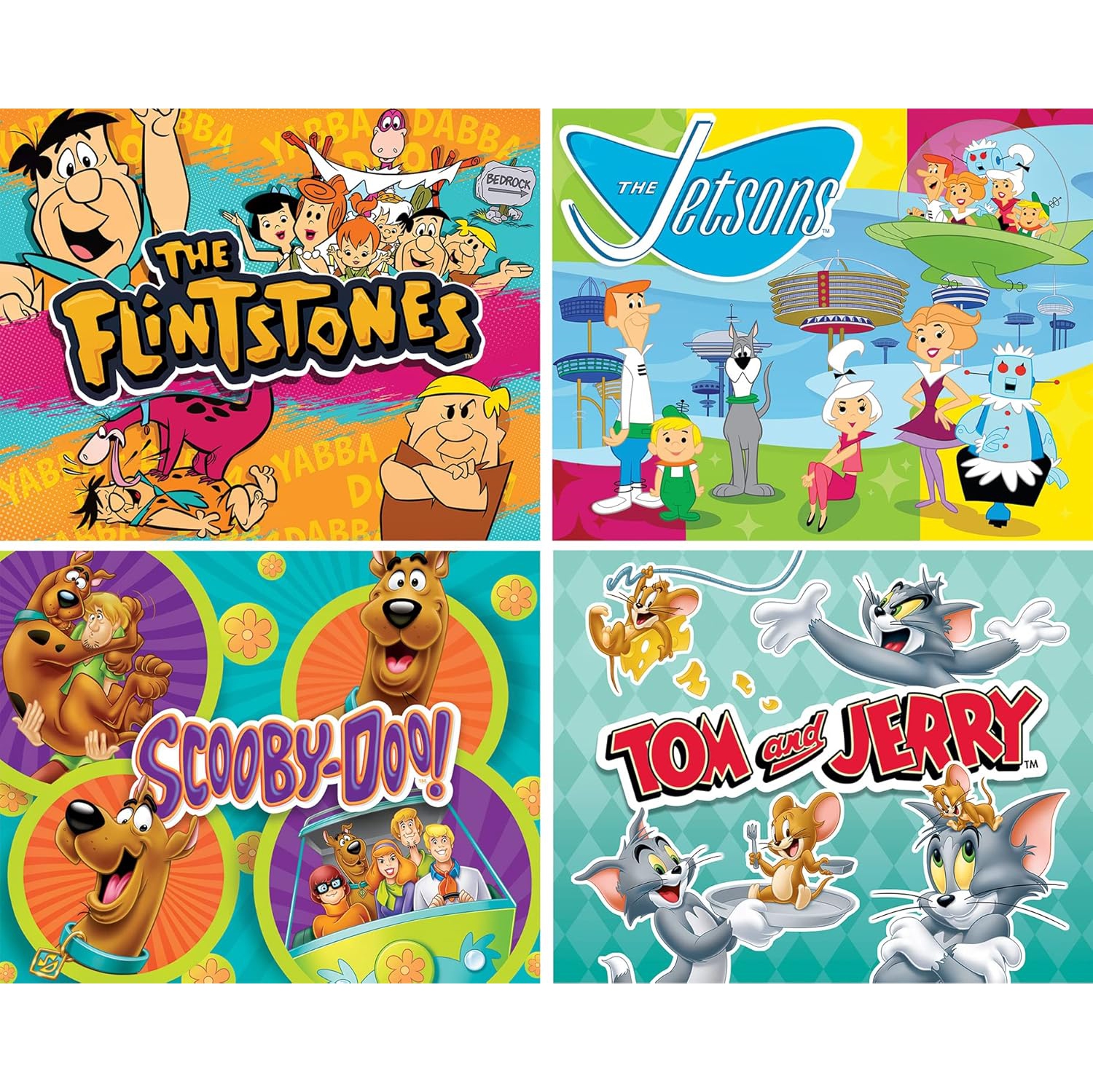 Hanna-Barbera - 4-Pack 100 PC Puzzle