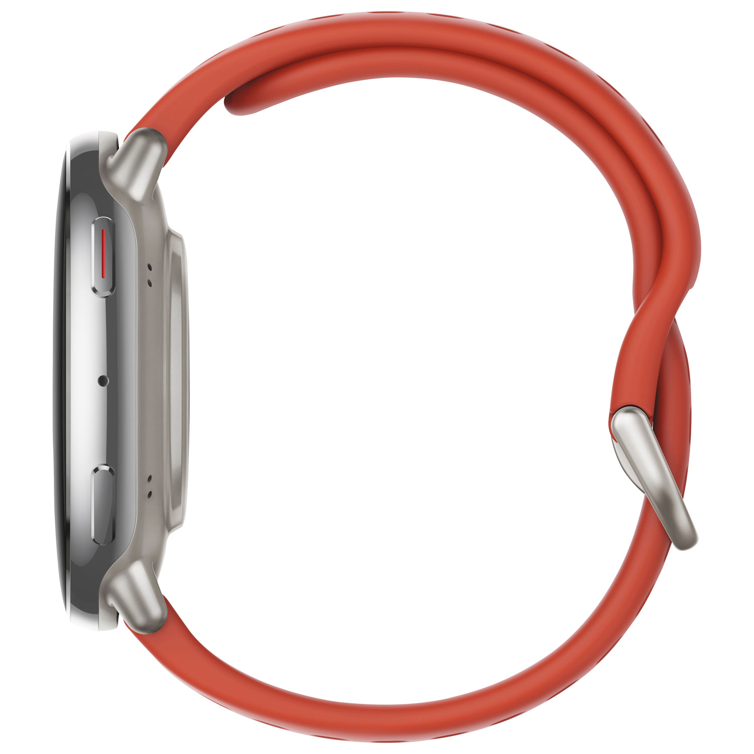 Montre intelligente Active 2 de 44 mm d'Amazfit avec moniteur de fréquence cardiaque - Rouge