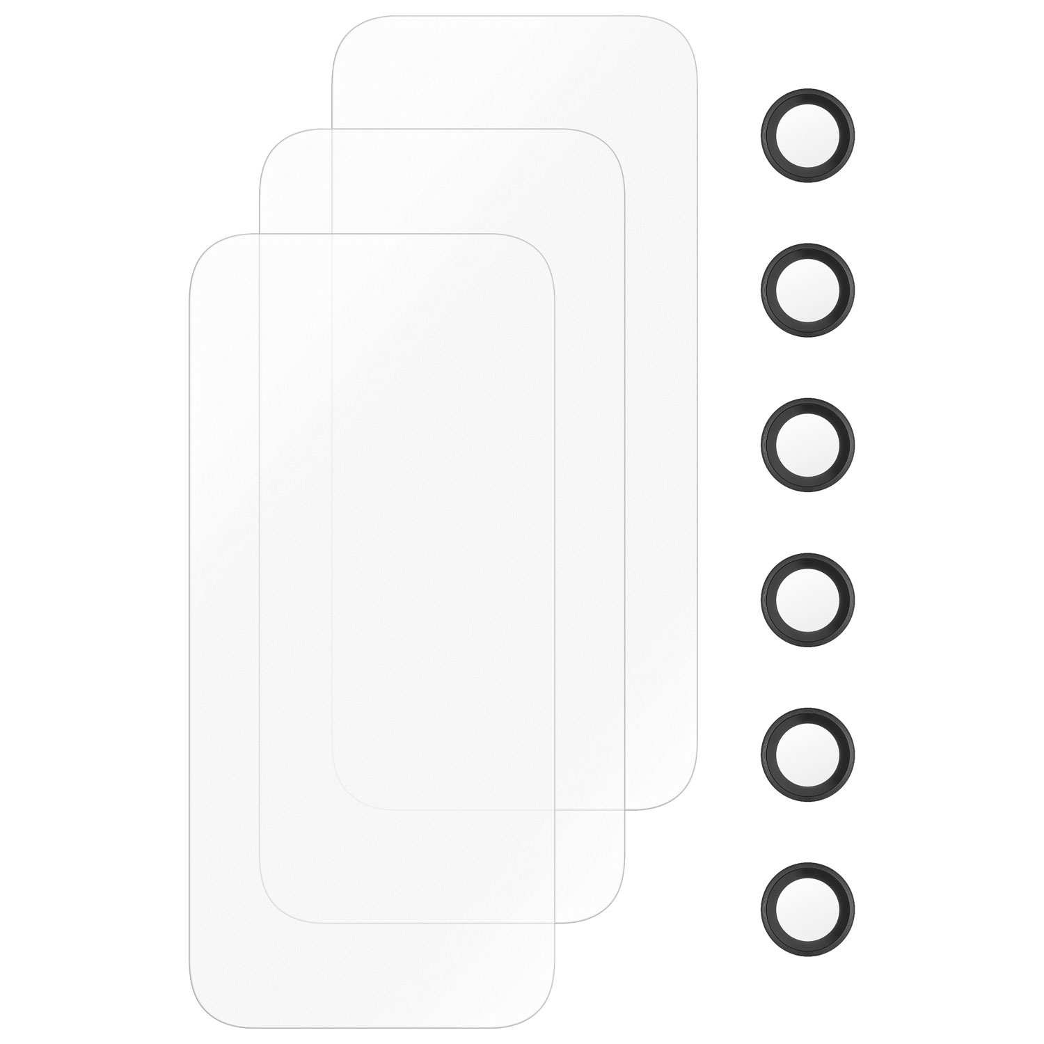 Protecteur d'écran en verre avec protecteurs d'objectif d'Insignia pour iPhone 17 Pro - Paquet de 3 - Exclusivité de Best Buy