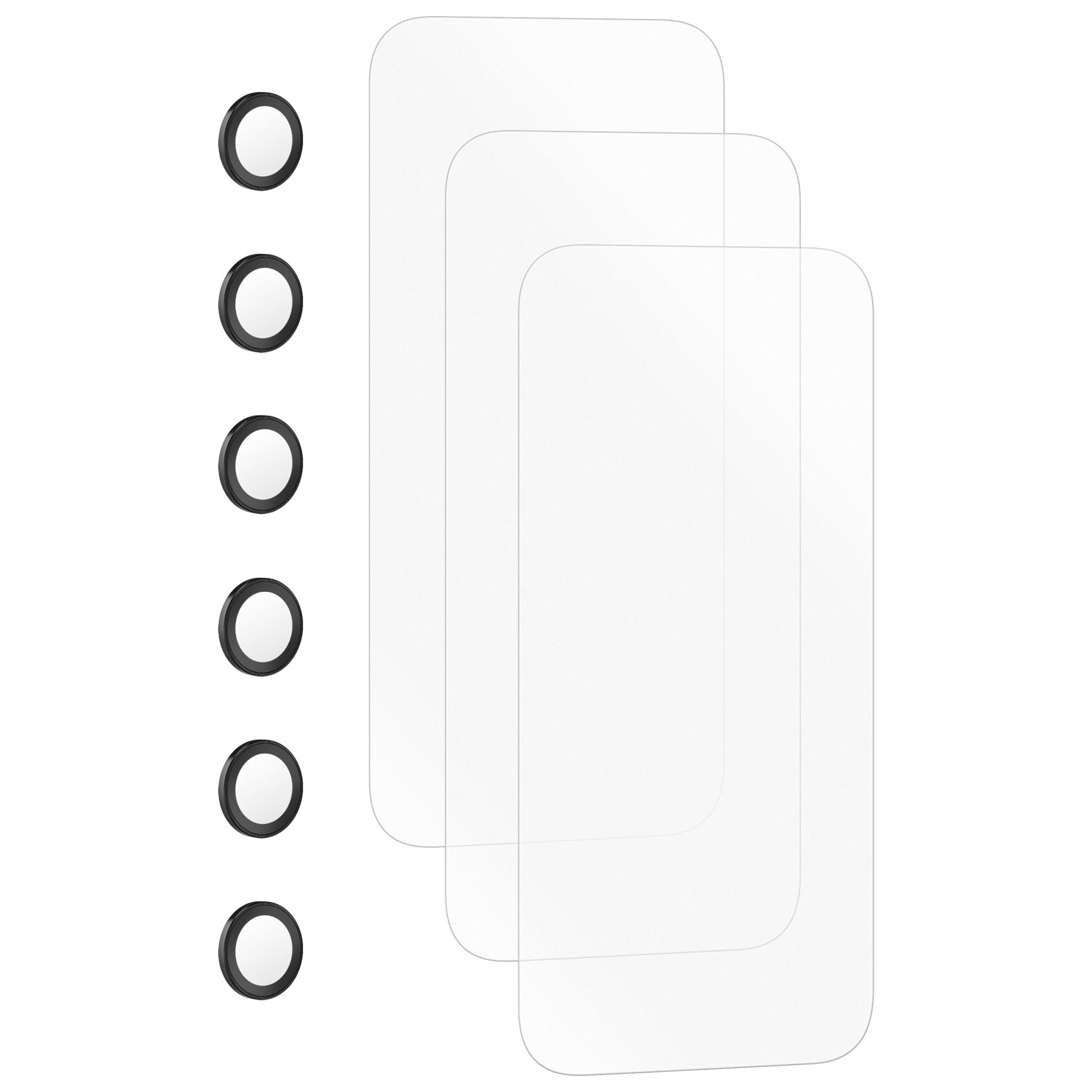 Protecteur d'écran en verre avec protecteurs d'objectif d'Insignia pour iPhone 17 Pro - Paquet de 3 - Exclusivité de Best Buy