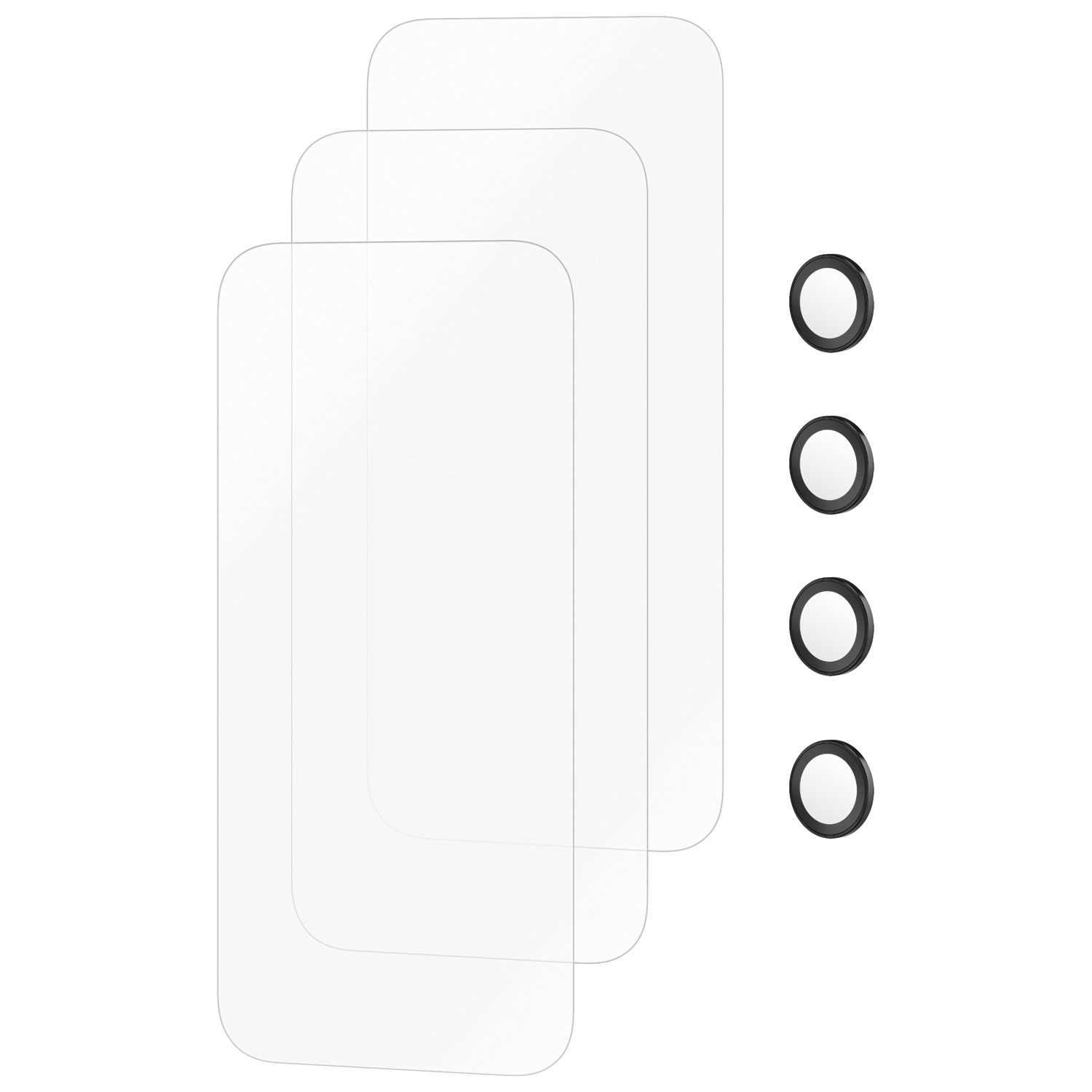 Protecteur d'écran en verre avec protecteurs d'objectif d'Insignia pour iPhone 17 - Paquet de 3 - Exclusivité de Best Buy
