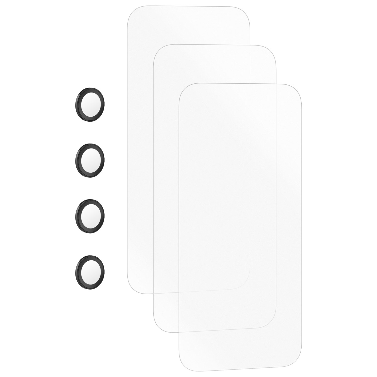 Protecteur d'écran en verre avec protecteurs d'objectif d'Insignia pour iPhone 17 - Paquet de 3 - Exclusivité de Best Buy
