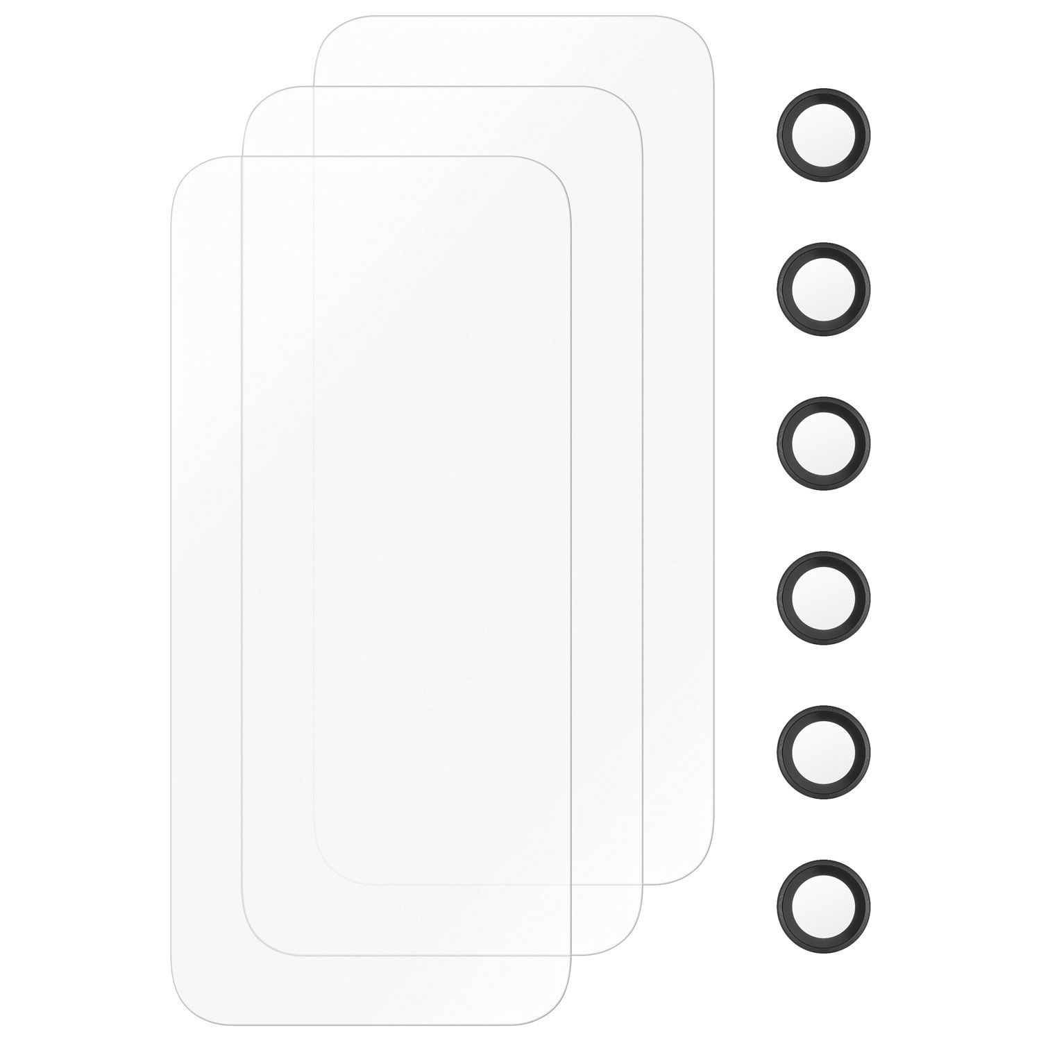 Protecteur d'écran en verre avec protecteurs d'objectif d'Insignia pour iPhone 17 Pro Max - Paquet de 3 - Exclusivité de Best Buy