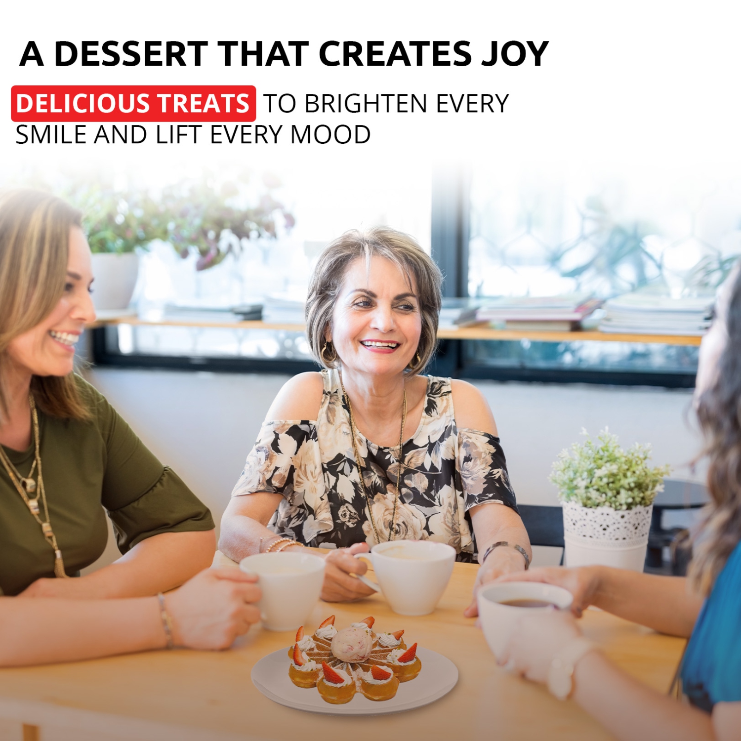 AP-593 Belgian Waffle Maker Thick | Rotating Waffle Machine | Flower Petals Shape Waffles | Belgian Waffle Iron | Stainless Steel | 110V