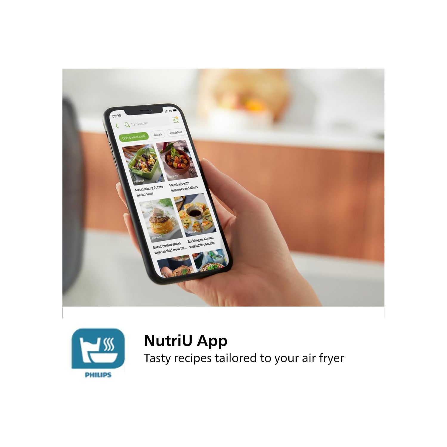 Philips Dual Basket Air Fryer 3000 Series - 9.5 Quarts, 8-in-1 Functions, Auto-Sync Cooking, Dishwasher Safe, Black