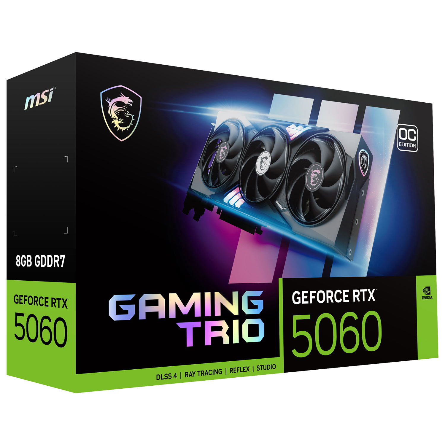 MSI GeForce RTX 5060 Gaming Trio OC PLUS 8GB GDDR7 Video Card