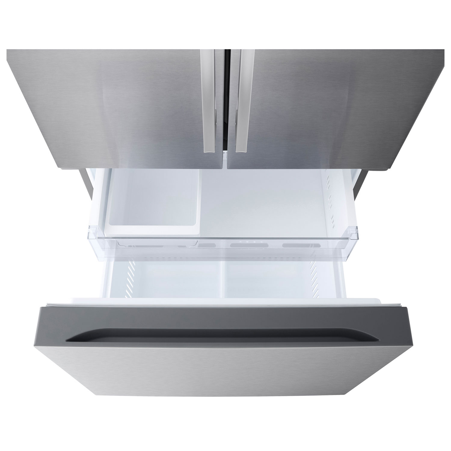 Réfrigérateur à deux portes de 25 pi³ de 33 po de LG - Acier inoxydable