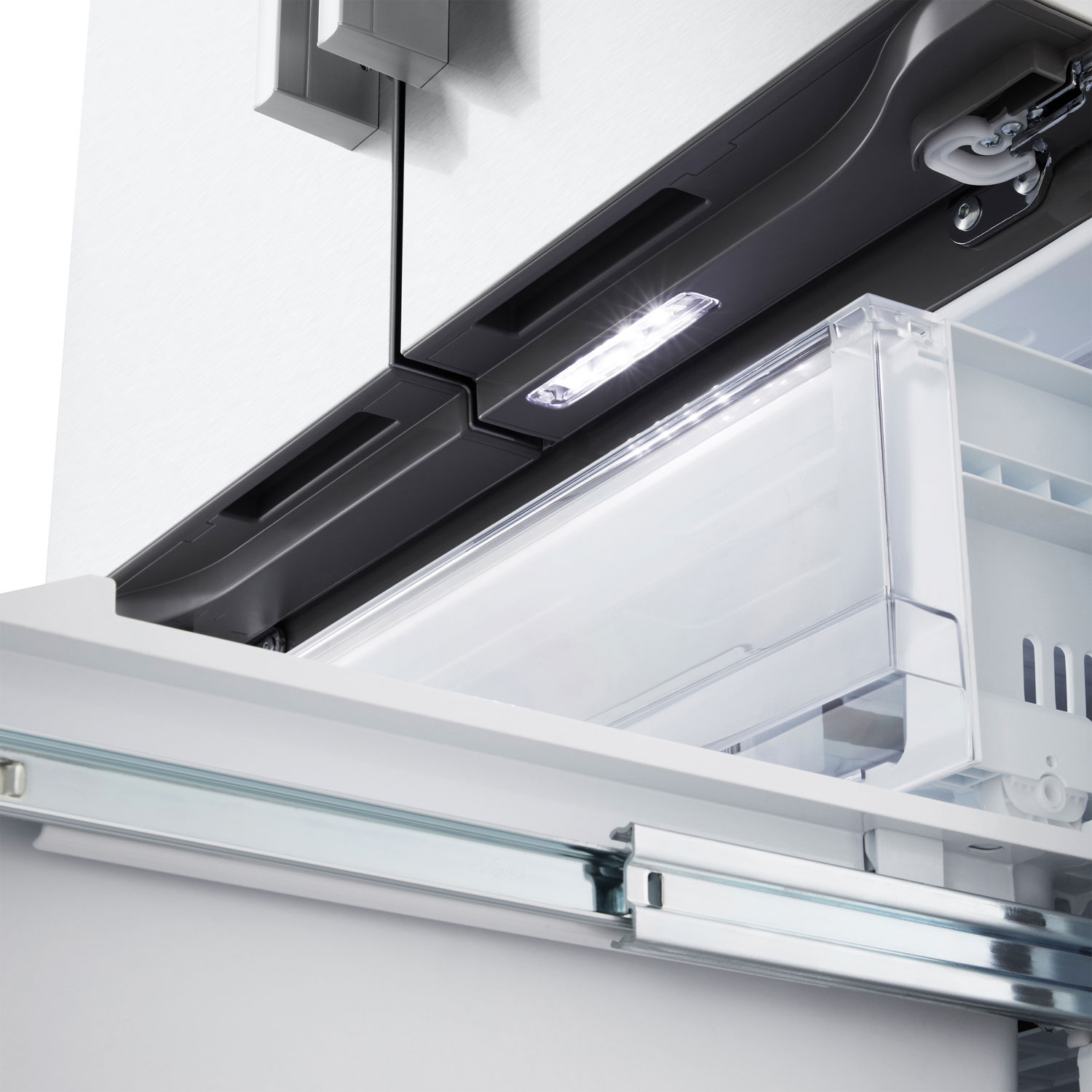 Réfrigérateur à deux portes de 25 pi³ de 33 po de LG - Acier inoxydable