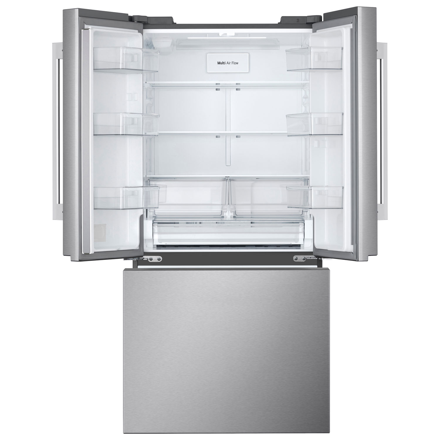 Réfrigérateur à deux portes de 25 pi³ de 33 po de LG - Acier inoxydable